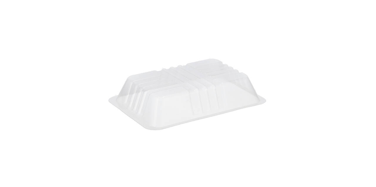 Snackbak PS 203,5 x 144 x 39 mm semi-transparant A50/30