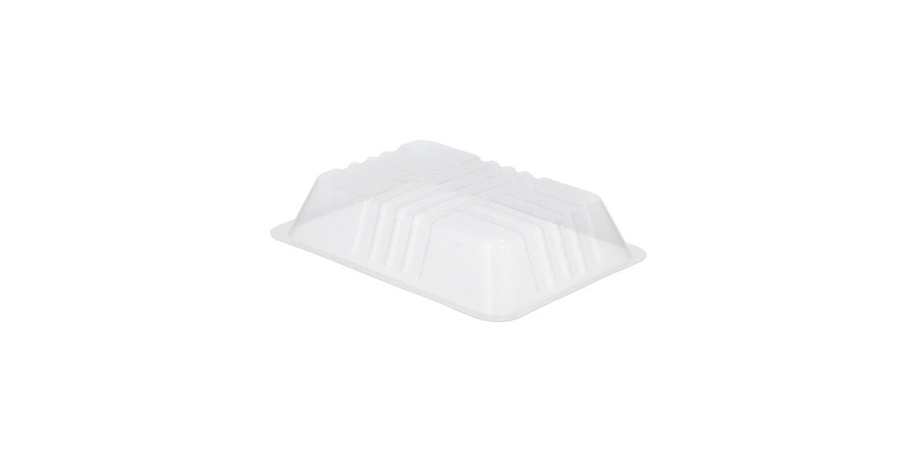 Snackbak PS 203,5 x 144 x 39 mm semi-transparant A50/30