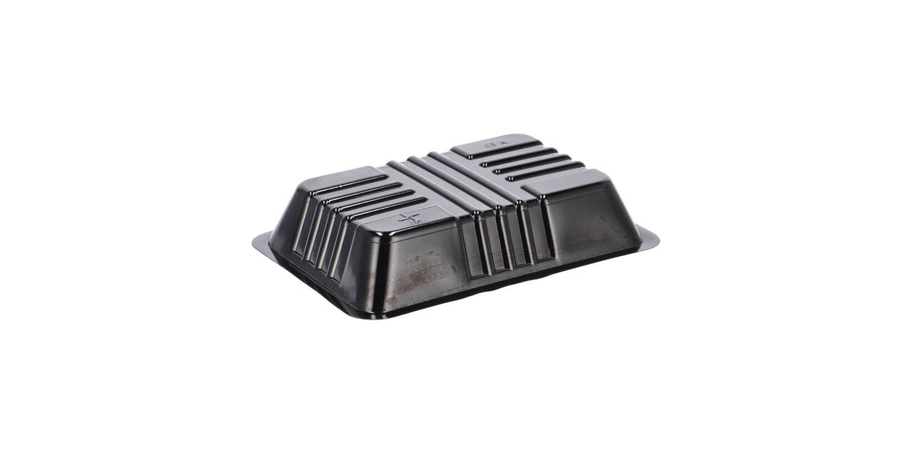 Snackbak PS 203,5 x 144 x 39 mm zwart A50/30