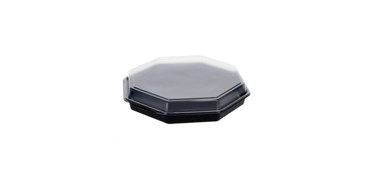 211908 Octaview apet 118 x 60 mm grey 191 ml