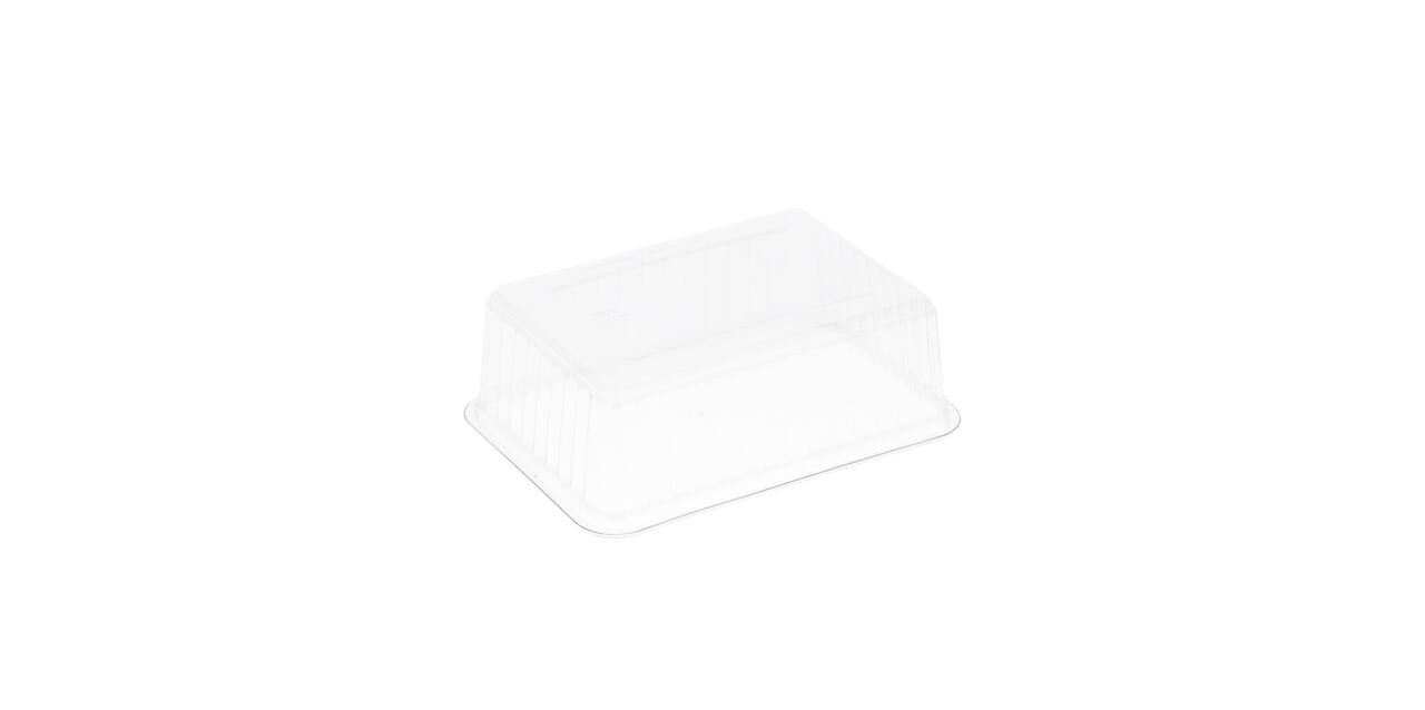 Bak PET 183 x 135 x 63 mm transparant 1000 ml rechthoekig