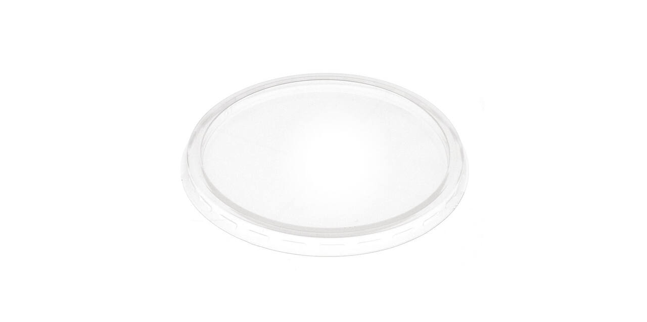 Deksel PP ø115 transparant rond tbv bak Bak PP ø115/42-49-56-65-72-80-114 - W2/017C-ANG