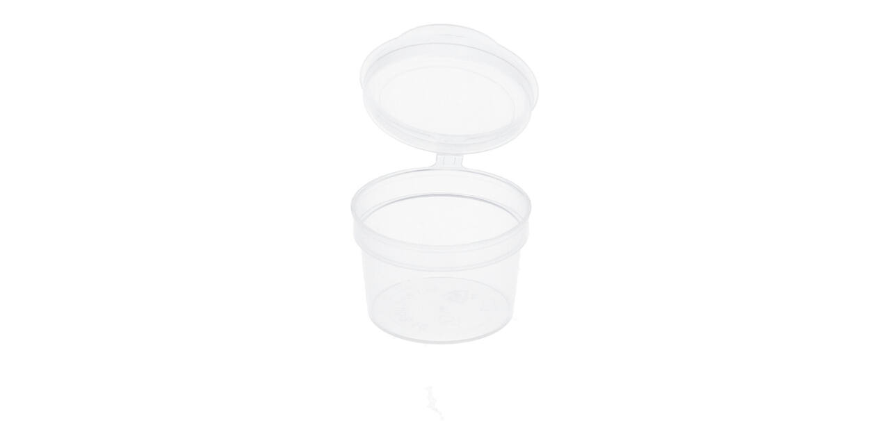 Covercup PP ø34/22 transparant 10 ml rond