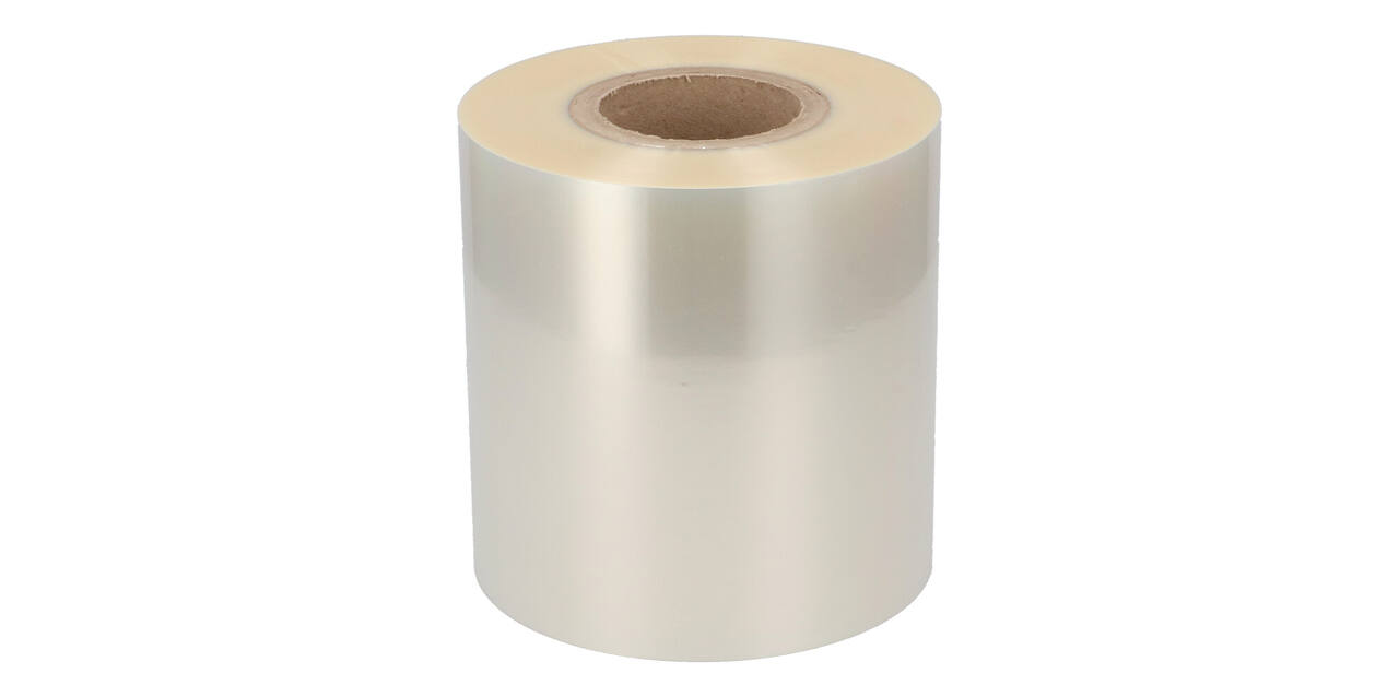 172332 - Topsealfolie PET/PP anti condens 185 mm x 300 mtr transparant 62 my peelable