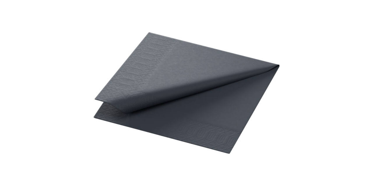 168399 - Servet 24 x 24 cm tissue 3 lgs zwart