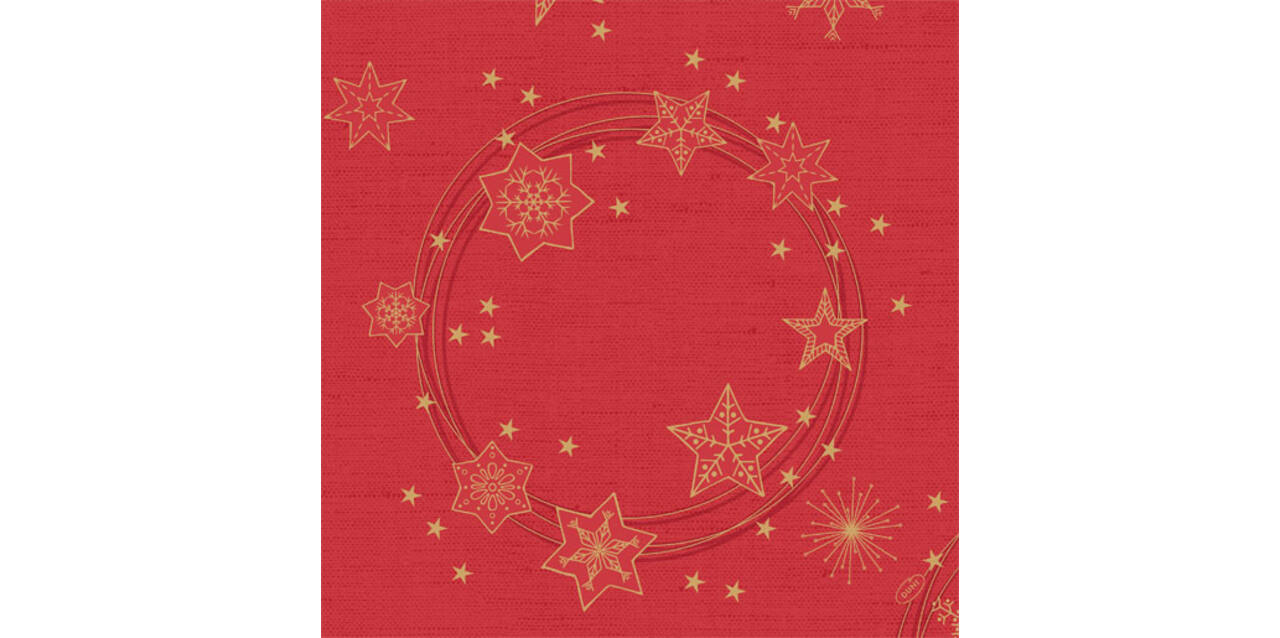 200868 - Servet 40 x 40 cm Dunisoft 1/4-vouw Star Shine Red