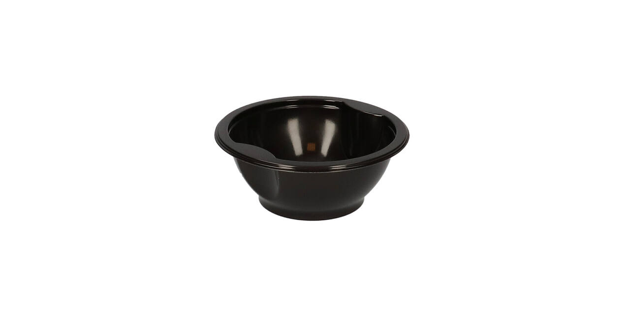177908 - Soepkommen PP/MIN 153 x 153 x 60 mm 500 cc zwart