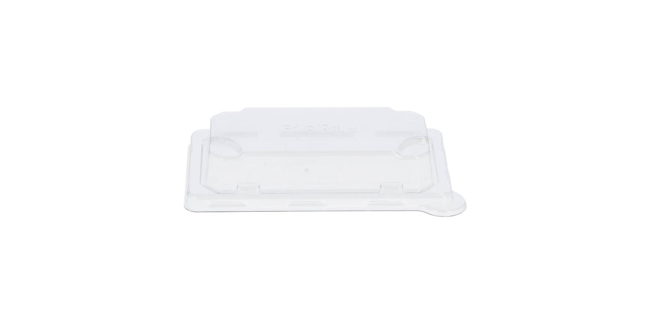 196737 - Deksel RPET tbv Sushi Tray 176 x 103 x 33 mm slim short transparant