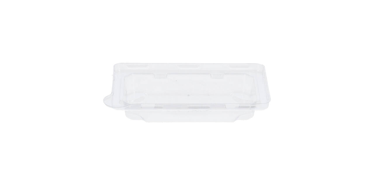 196737 - Deksel RPET tbv Sushi Tray 176 x 103 x 33 mm slim short transparant