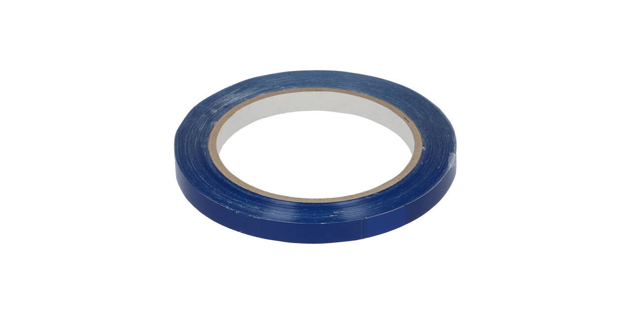 Tape PVC 9 mm x 66 mtr blauw 37 my