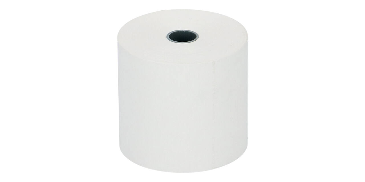 Thermische rol 57 x ø 65 x 12 mm wit 50 mtr