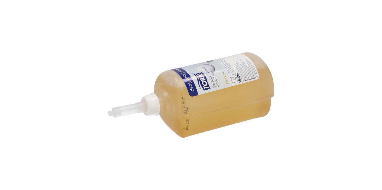 420401 - Vloeibare zeep 1 liter geel olie en vet TORK