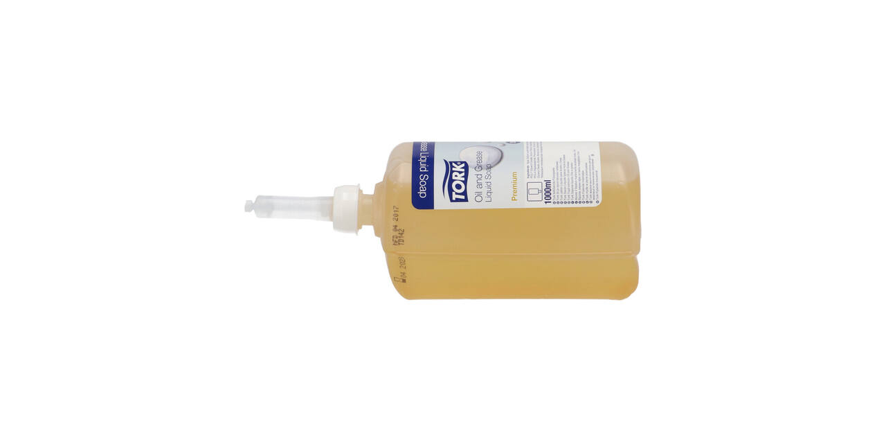 420401 - Vloeibare zeep 1 liter geel olie en vet TORK