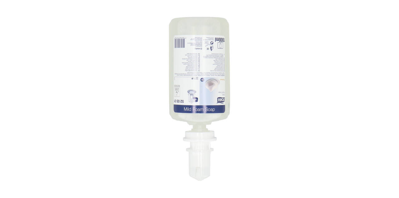 520501 - Schuim zeep 1 liter transparant mild TORK