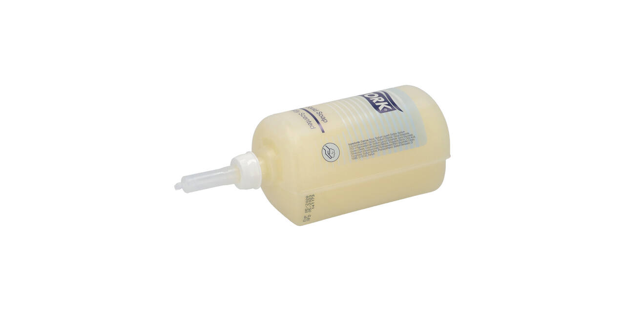 420501 - Vloeibare zeep 1 liter geel mild TORK