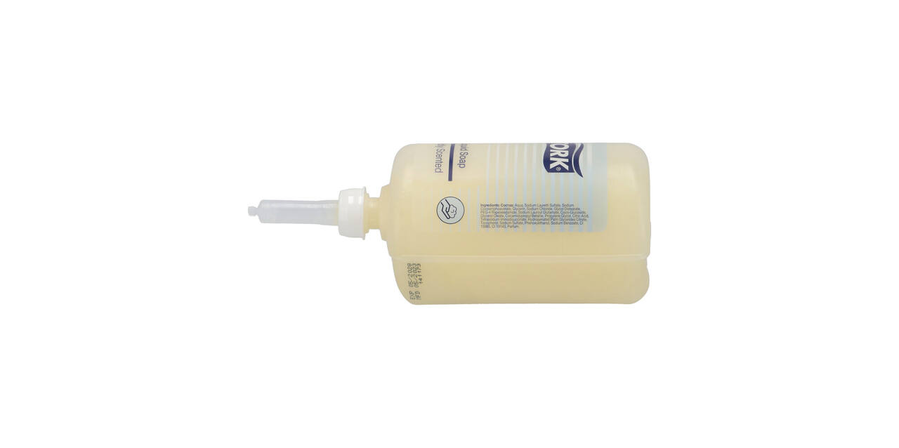 420501 - Vloeibare zeep 1 liter geel mild TORK