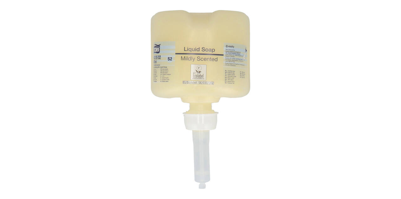 420502 - Vloeibare zeep 475 ml geel mild mini TORK