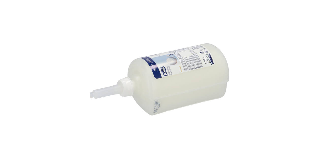 420701 - Vloeibare zeep 1 liter wit extra mild TORK