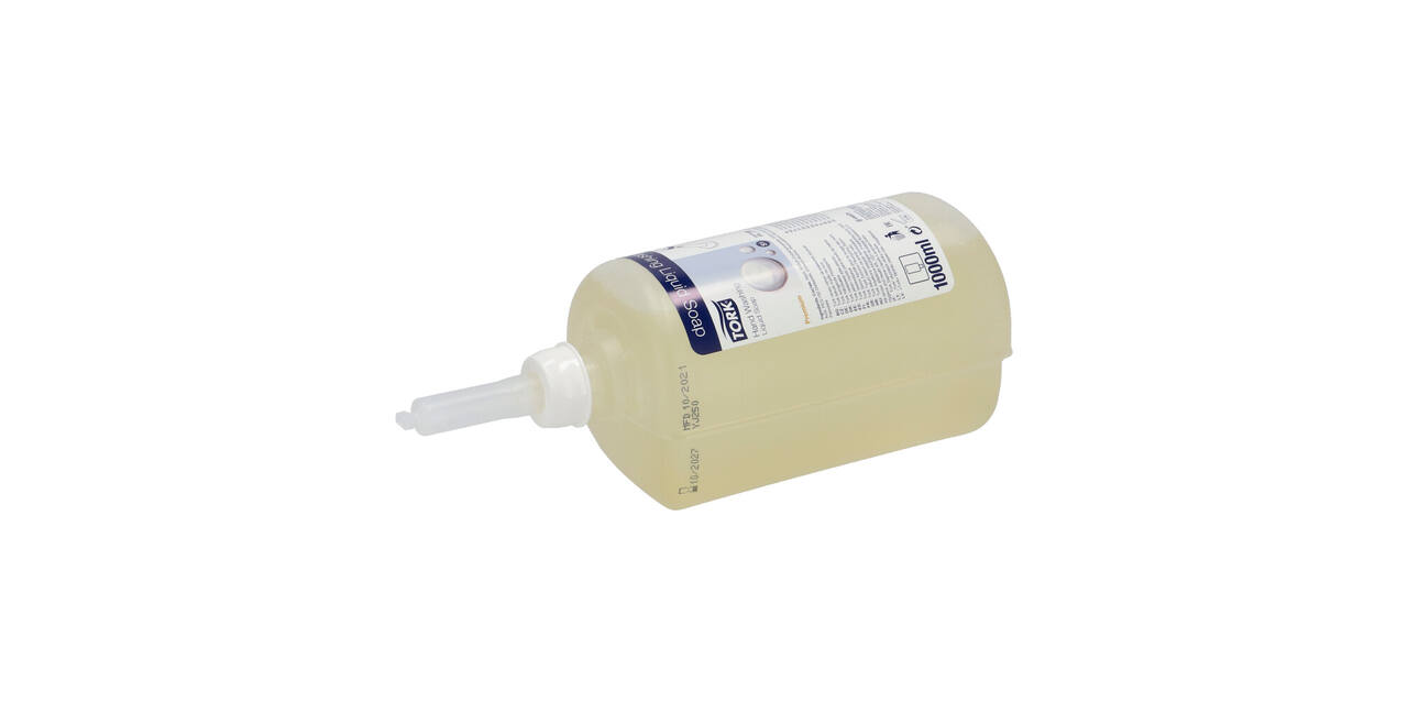 420810 - Vloeibare zeep 1 liter transparant reinigend TORK