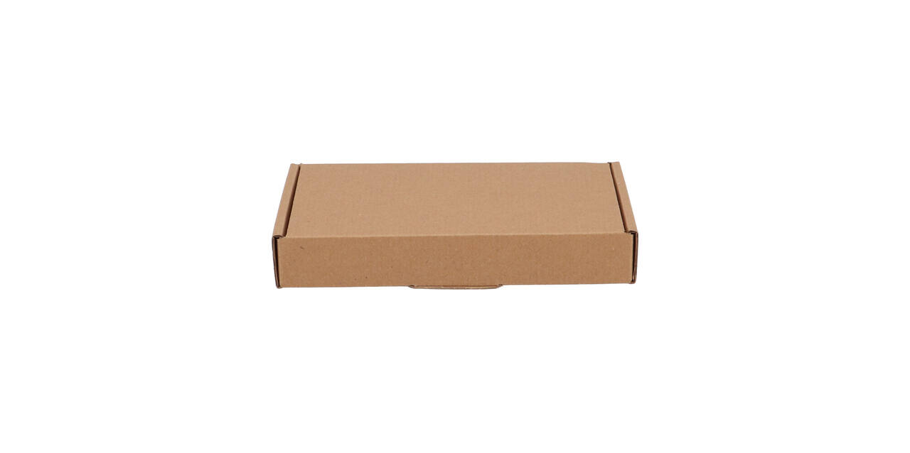 Brievenbusdoos 180 x 115 x 28 mm bruin/bruin enkel golf - A6 - 322 600 150
