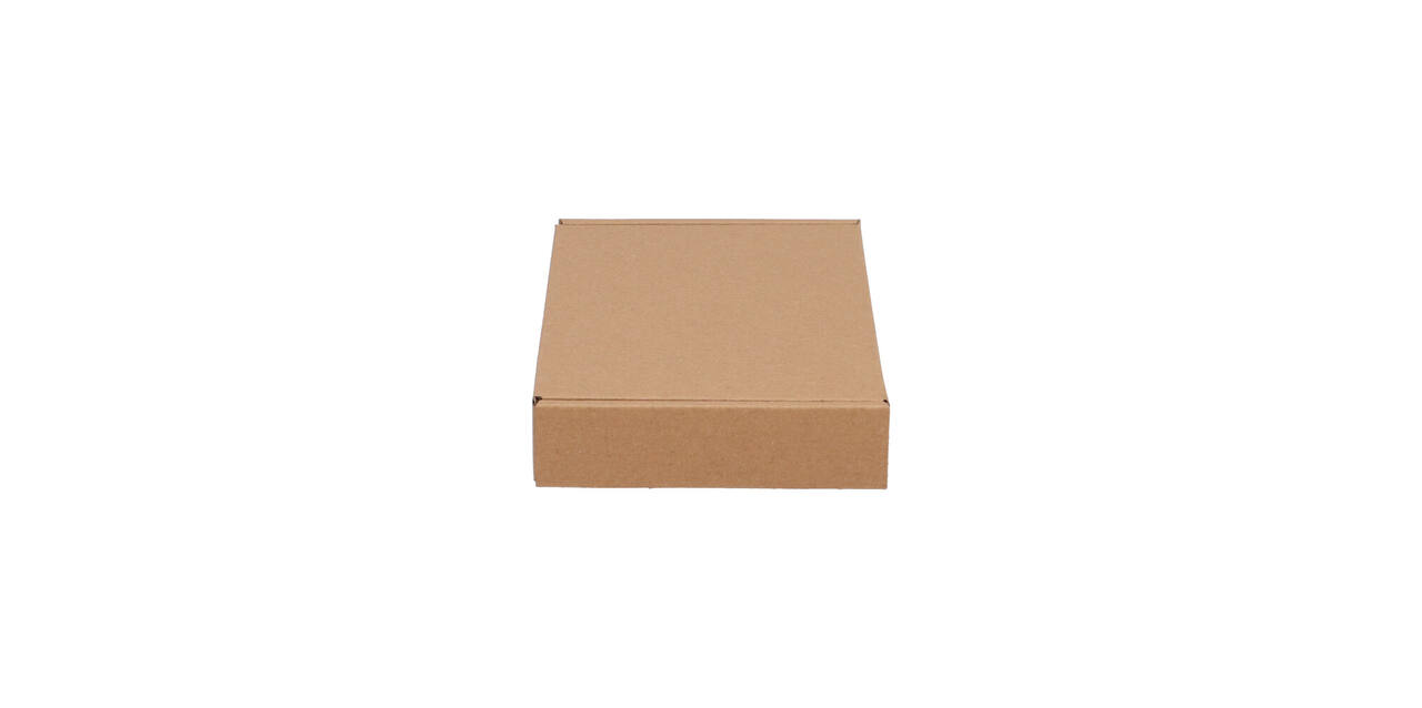 Brievenbusdoos 180 x 115 x 28 mm bruin/bruin enkel golf - A6 - 322 600 150