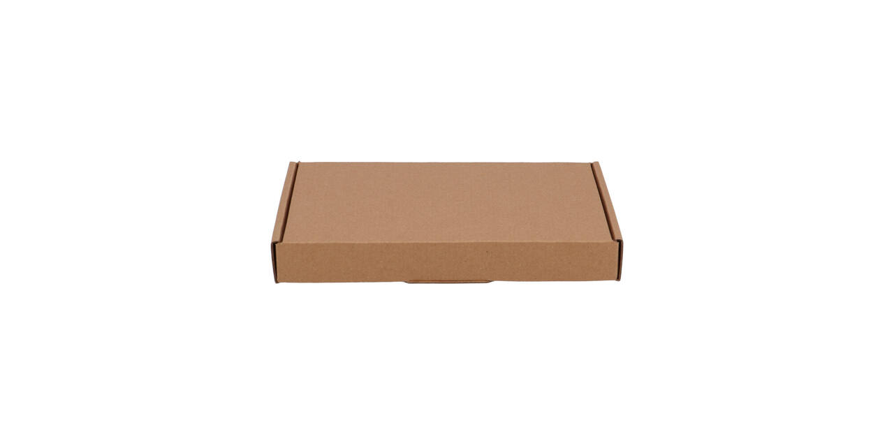 Brievenbusdoos 220 x 155 x 28 mm bruin/bruin enkel golf - A5 - 322 600 250