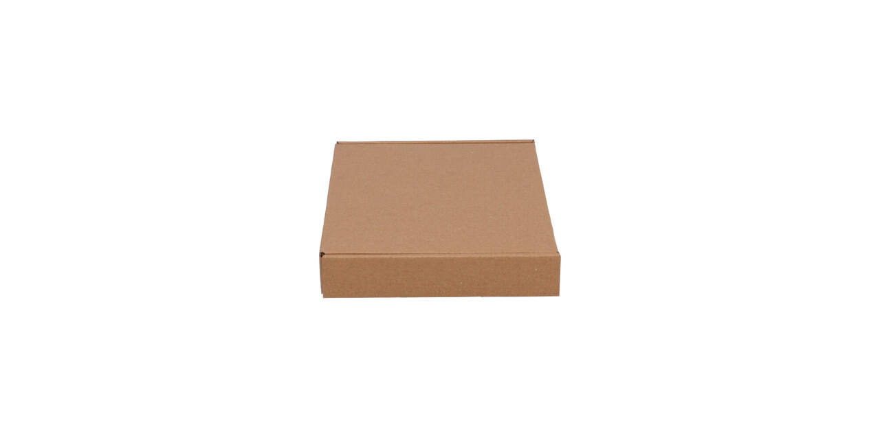 Brievenbusdoos 220 x 155 x 28 mm bruin/bruin enkel golf - A5 - 322 600 250