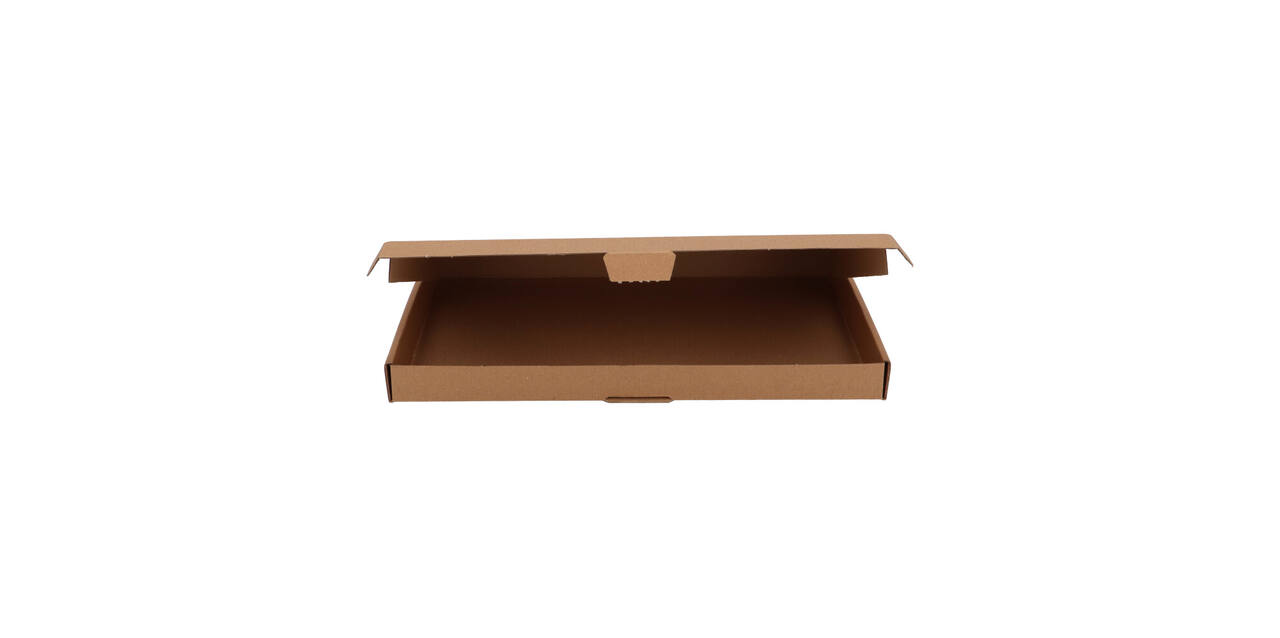 Brievenbusdoos 345 x 255 x 28 mm bruin/bruin enkel golf - A4+ - 322 600 450