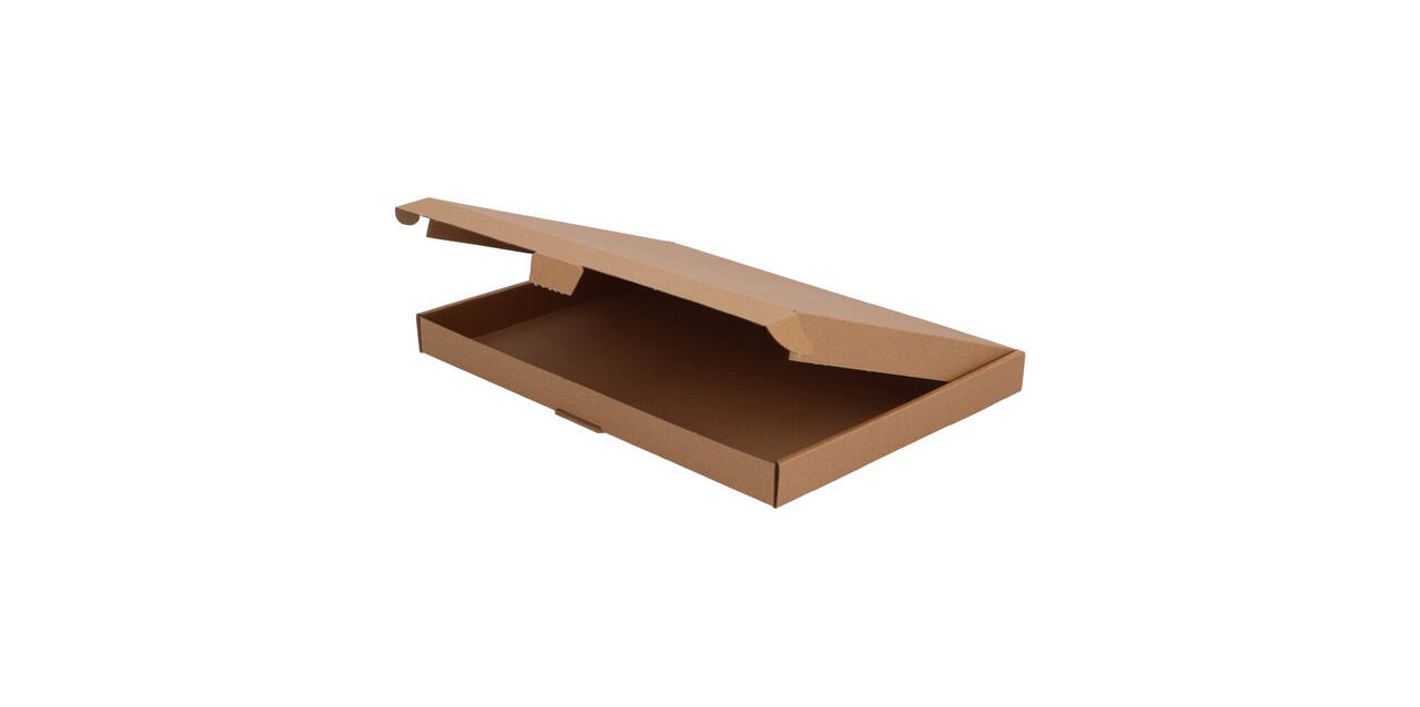 Brievenbusdoos 345 x 255 x 28 mm bruin/bruin enkel golf - A4+ - 322 600 450