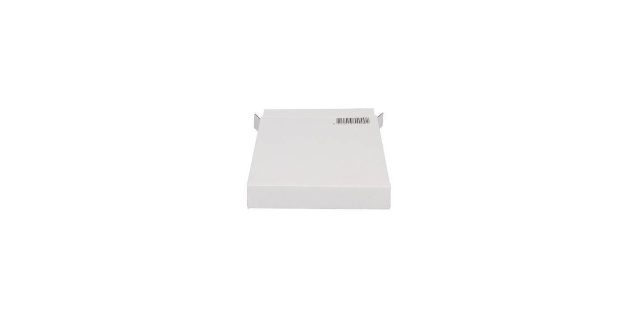 Brievenbusdoos 260 x 170 x 28 mm wit/bruin enkel golf met zelfklevende sluiting  - A5+ - 211 103 125