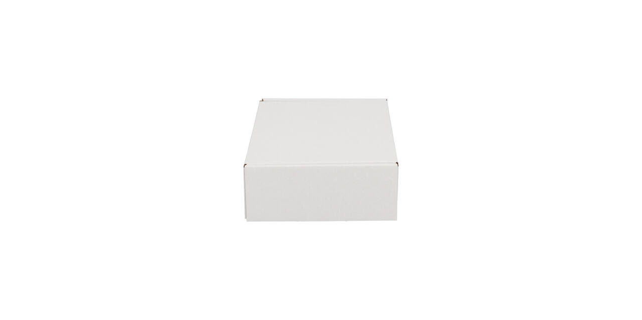 Postdoos 220 x 155 x 60 mm wit/bruin enkel golf fefco 0427 - 311 110 550