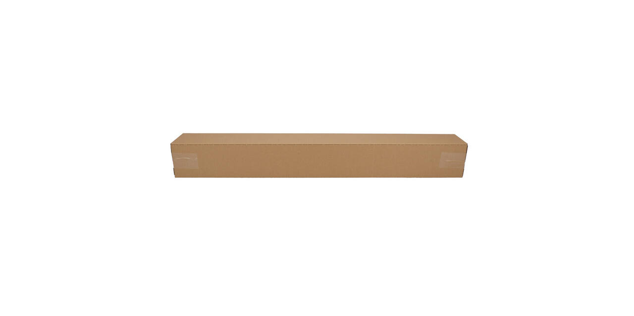 Telescopisch verzendkoker 870 x 105 x 105 mm bruin/bruin enkel golf 222 115 310