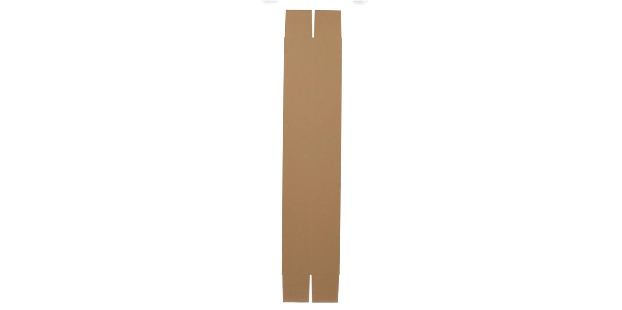Telescopisch verzendkoker 870 x 105 x 105 mm bruin/bruin enkel golf 222 115 310