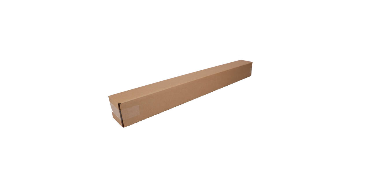Telescopisch verzendkoker 1.050 x 112 x 112 mm bruin/bruin enkel golf 222 115 020