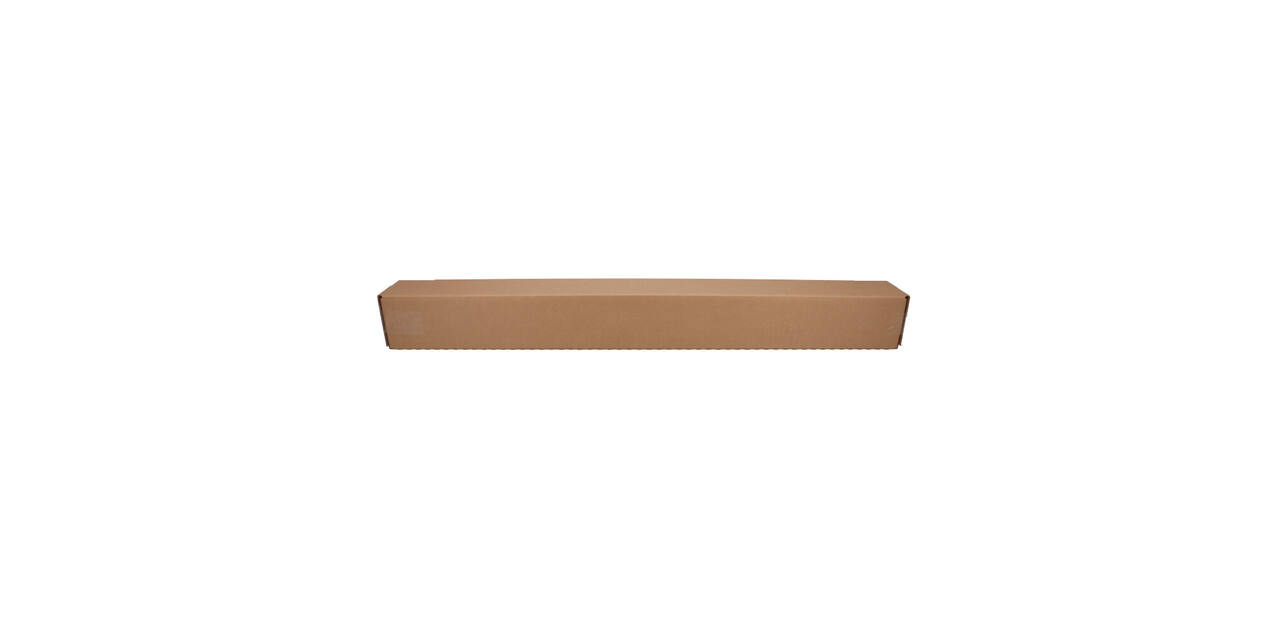 Telescopisch verzendkoker 1.050 x 112 x 112 mm bruin/bruin enkel golf 222 115 020