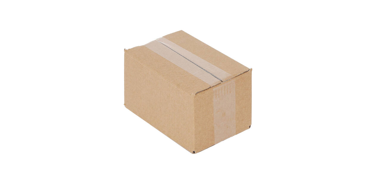 Doos 200 x 130 x 114 mm bruin/bruin enkelgolf fefco 0201