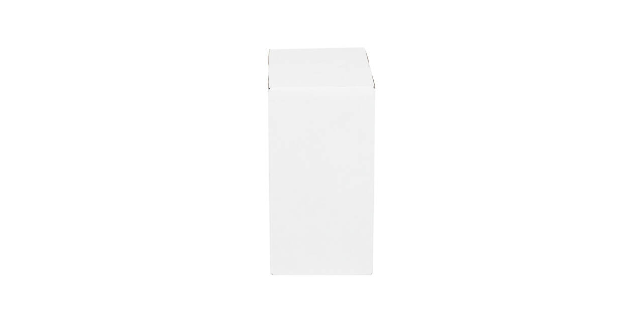 Doos 360 x 240 x 180 mm wit/bruin enkelgolf fefco 0201