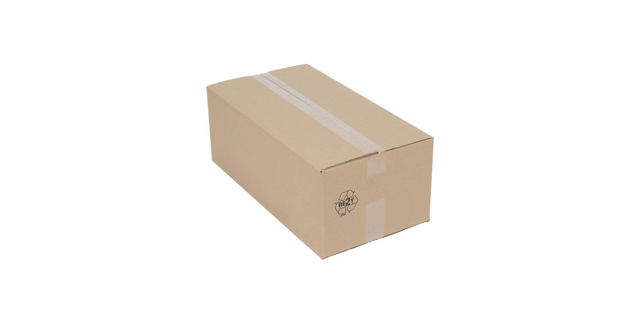 Doos 550 x 290 x 200 mm bruin/bruin dubbelgolf fefco 0201