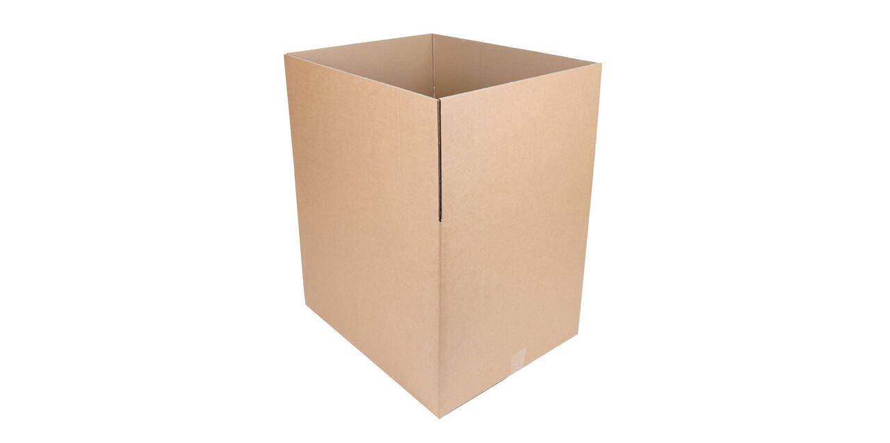Doos 586 x 486 x 472 mm bruin/bruin dubbelgolf fefco 0201