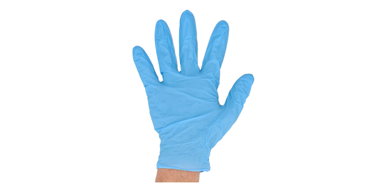 Handschoenen nitrile classic X-large disp. à 100 ongepoederd blauw - 1005 - 1205