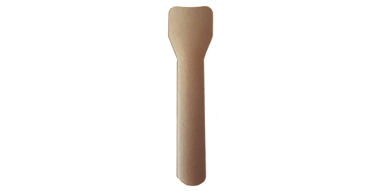 IJslepel papier 94 mm bruin naturel "Paper2Paper"