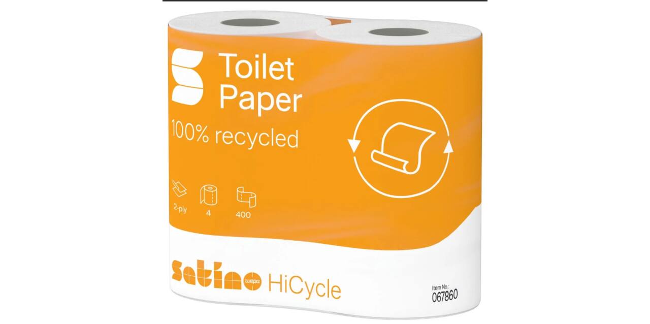 Toiletpapier tissue HiCycle 2-laags 400 vel