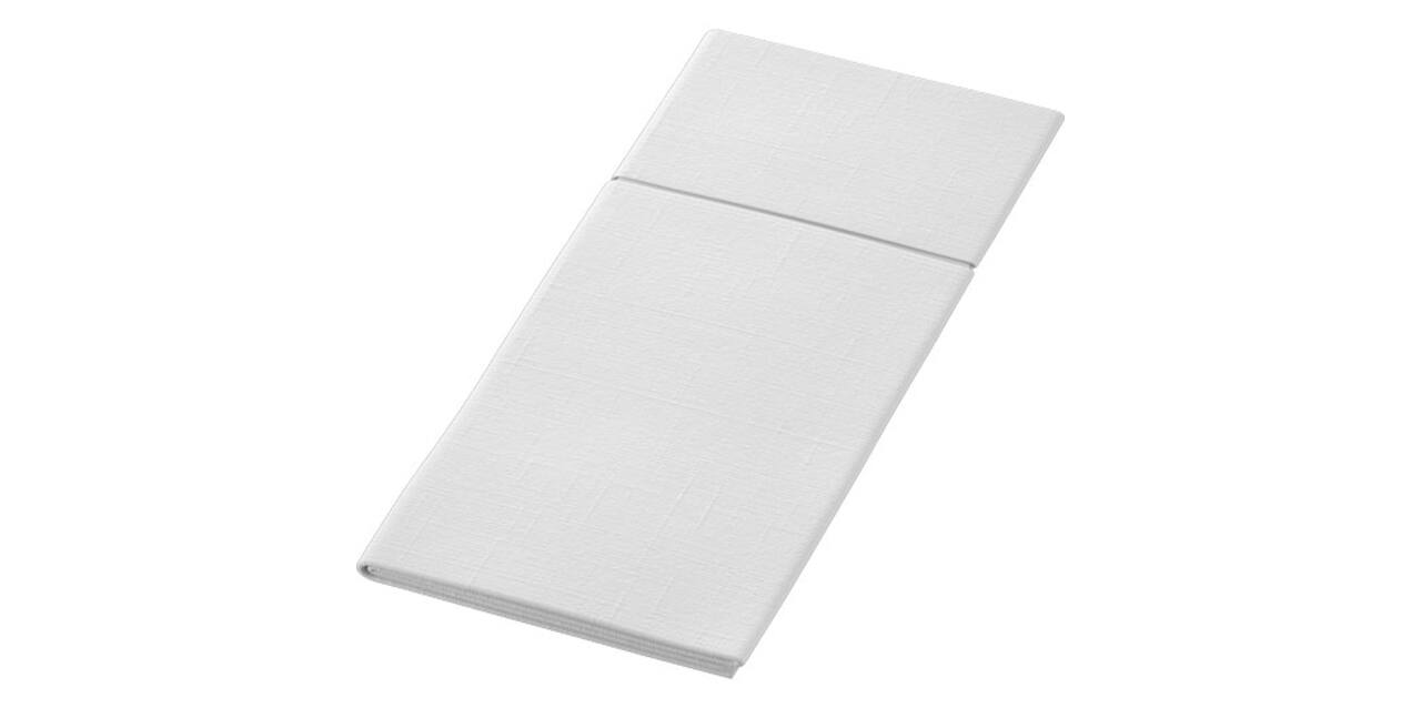 201364 - Napkin sleeve Bio Duniletto Slim 40 x 33 cm  white