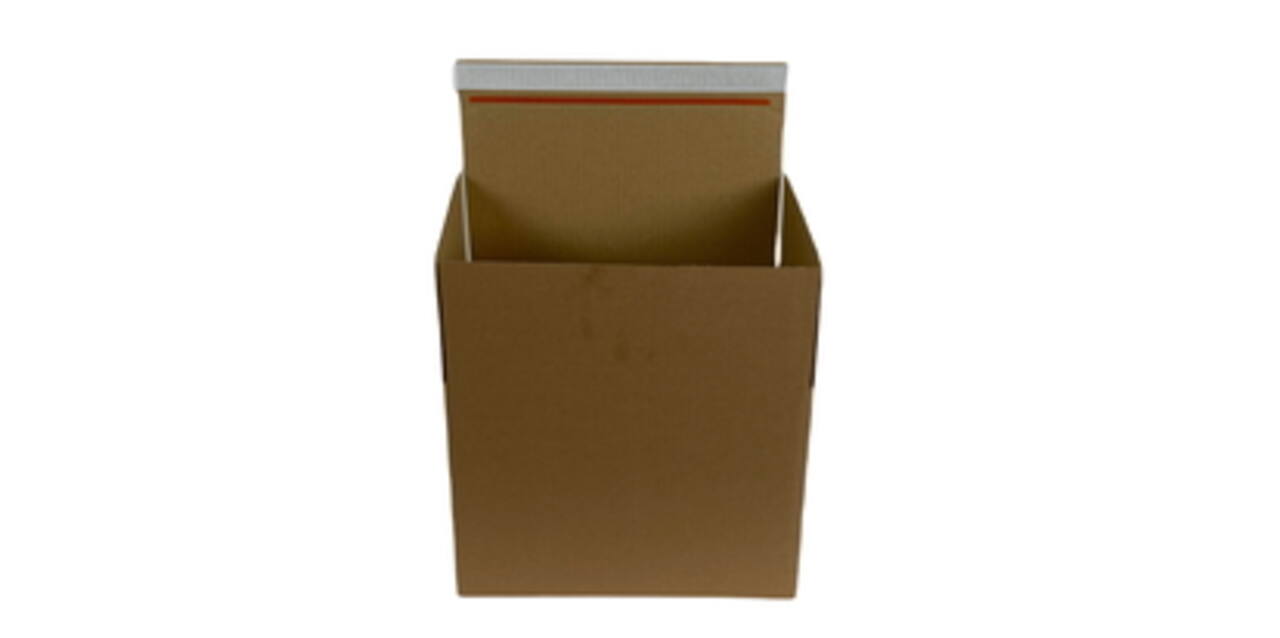 Autolockdoos 160 x 130 x 70 mm XS met plak- en tearstrip