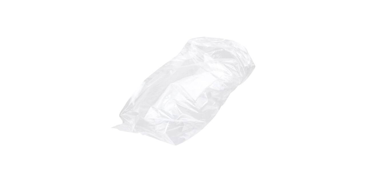 Polyzak LDPE 14/4 x 45 cm transparant 20 my zijvouw