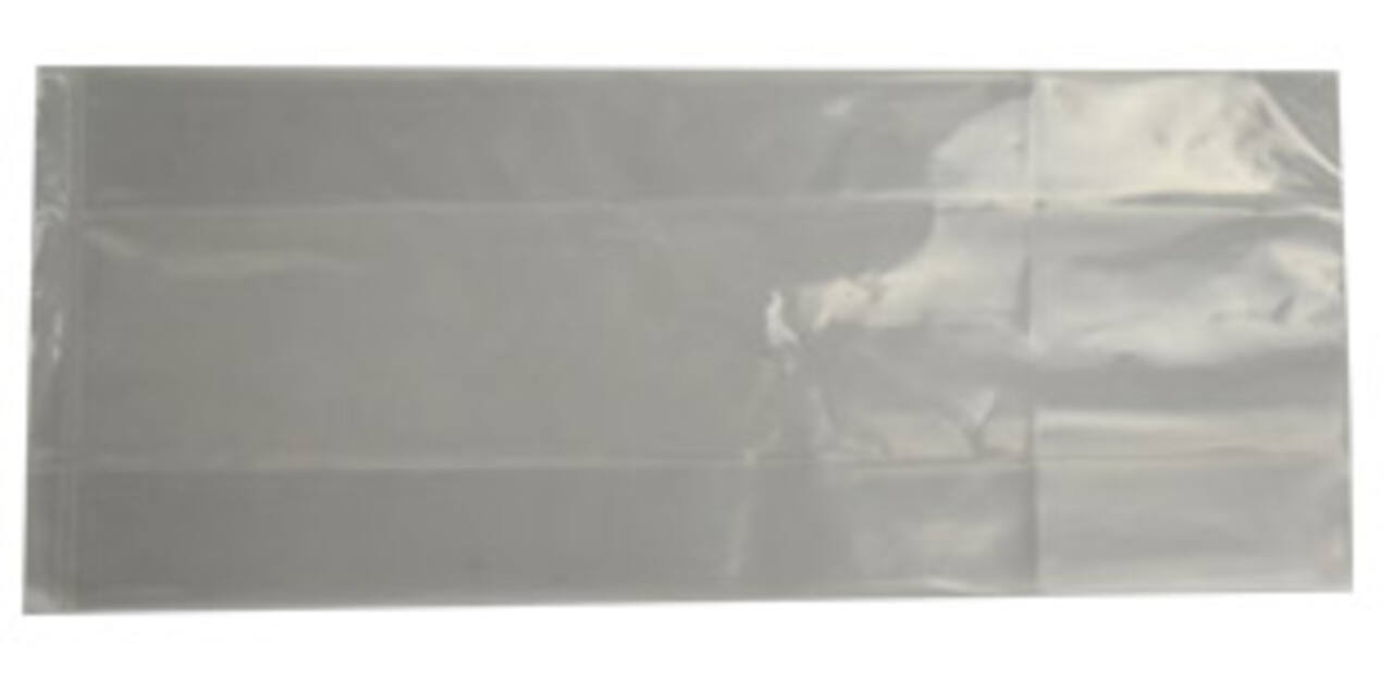 Polyzak LDPE 11/4,5 x 30 cm transparant 50 my zijvouw