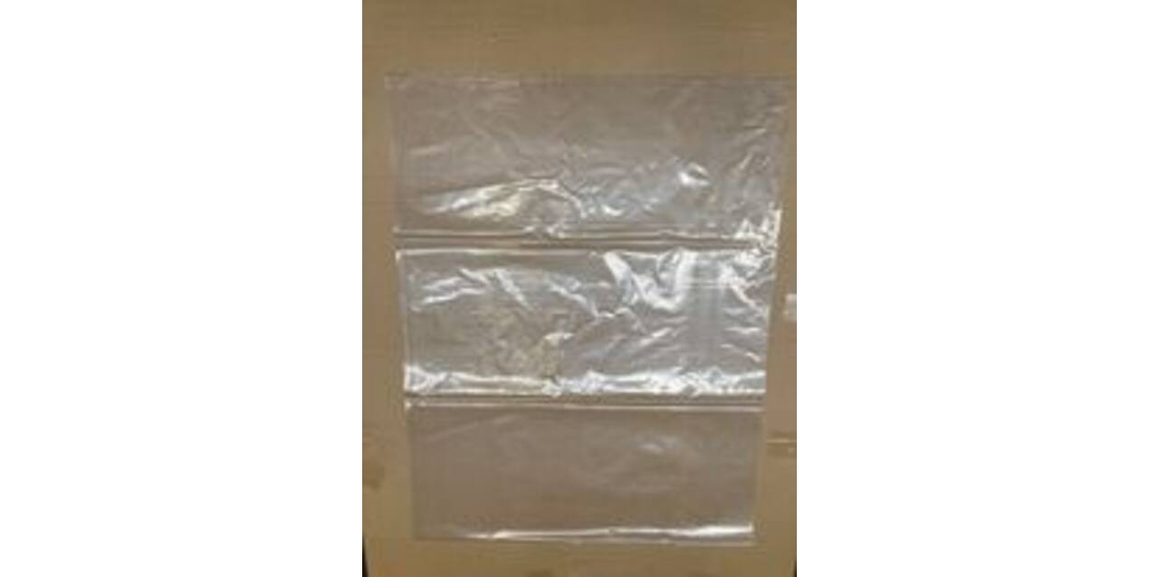 Polyzak LDPE 60 x 80 cm transparant 50 my vlak
