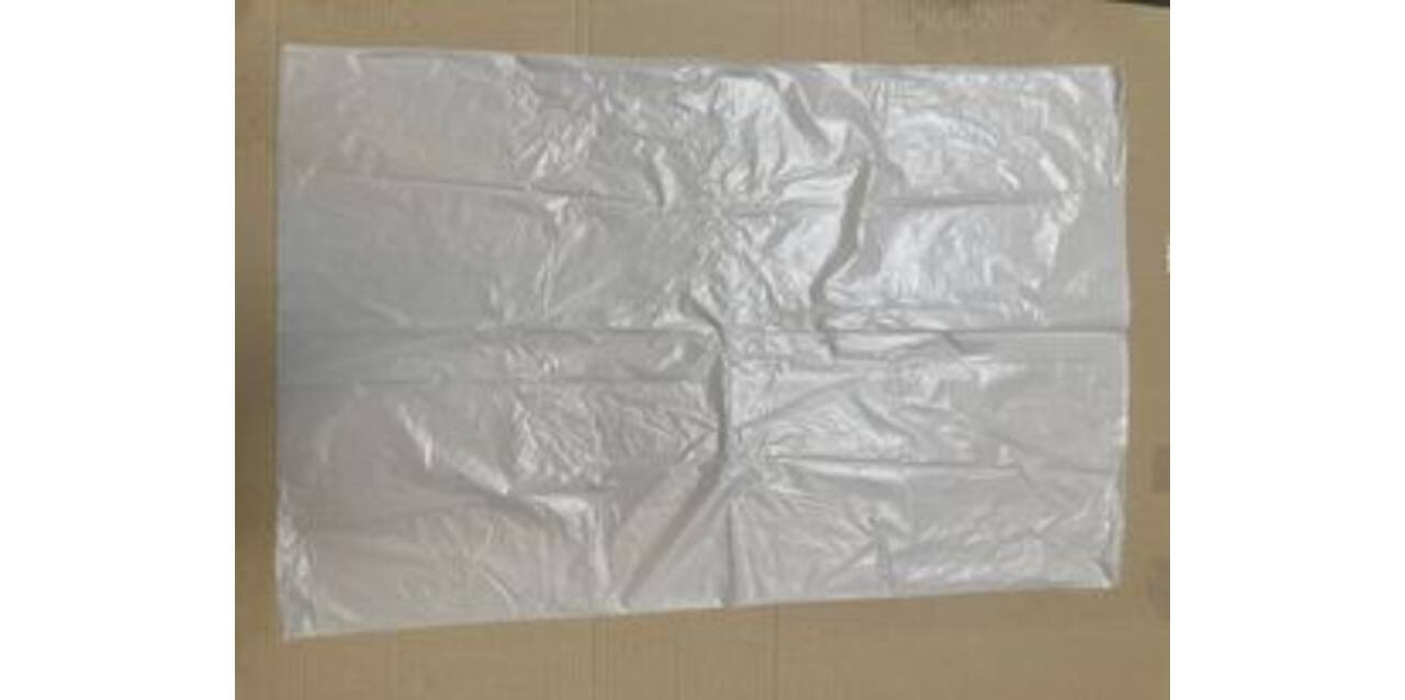 Zak HDPE 54 x 80 cm transparant 35 my vlak