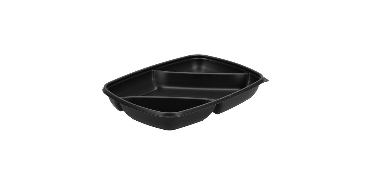 Menutray pp 3-comp 175/600/200 ml hot 71335