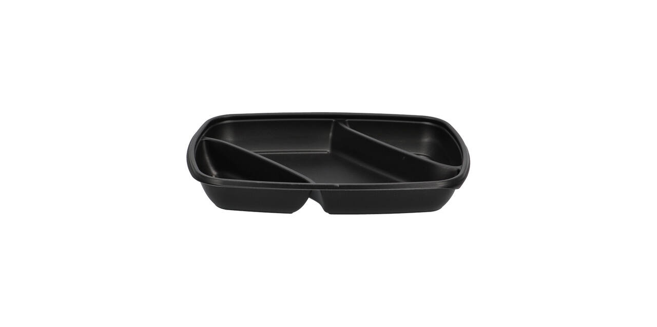 Menutray pp 3-comp 175/600/200 ml hot 71335